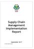 Supply Chain Management Implementation Report
