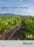 Dealer Product Catalog Rivulis. Irrigation. Israel
