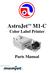 AstroJet TM M1-C Color Label Printer. Parts Manual