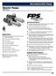 Booster Pumps. Non-Submersible Pumps. BT4 Series. Cast Iron Features: Applications: