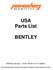 USA Parts List BENTLEY