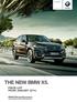 The new BMW X5. The Ultimate Driving Machine.  THE NEW BMW X5. PRICE LIST. FROM JANUARY 2014.