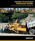 Caterpillar Paving Products Solutions Guide. One source for your compaction, paving and road rehabilitation needs