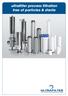 ultrafilter process filtration free of particles & sterile ultra.dry