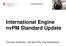 Aviation Policy and Strategy International Engine nvpm Standard Update