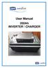 User Manual 200Ah INVERTER / CHARGER