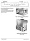 Horizontal and Vertical Belt Drive Blower Coil Units (Models AHI and AVI)