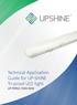 Technical Application Guide for UP-SHINE Tri-proof LED light UP-TRP W