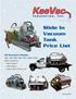 Slide In Vacuum Tank Price List 48 Standard Models