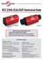 RC 200 designs. Pressure ranges RC 200-DA: 2-10 bar / psi RC 200-SR: 2-10 bar / psi