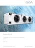 Industrial air coolers for cooling & freezing applications StSt/Al