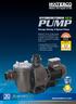 PUMP HYDROSTORM ECO. Energy Saving 3 Speed Pump.