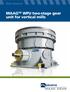 MAAG TM WPU two-stage gear unit for vertical mills