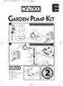 garden PUMP kit 1 Depth A & B must be less than 9m Max Depth C must be less than 9m Max GardenPump Inst 6/11/07 12:52 Page 1