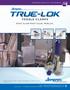 JERGENS SPECIALTY FASTENERS TRUE LOK TOGGLE CLAMPS