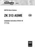 GESTRA. GESTRA Steam Systems ZK 313 ASME. Installation Instructions Control Valve ZK 313 ASME