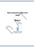 Need Assessment Document (NAD) DDUGJY