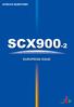 SCX900-2 DIMENSIONS SPECIFICATIONS SCX EUROPEAN ISSUE Hitachi Sumitomo Heavy Industries Construction Crane Co., Ltd.