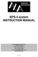 BPS-4 system INSTRUCTION MANUAL