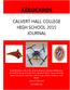 AEROCARDS CALVERT HALL COLLEGE HIGH SCHOOL 2015 JOURNAL