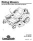 Riding Mowers. Z44 and Z52 Accu-Z Razor (S/N and above) SM Service Manual Printed 9/24/09