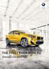THE FIRST EVER BMW X2. SPECIFICATION GUIDE.