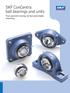 SKF ConCentra ball bearings and units. True concentric locking, for fast and reliable mounting