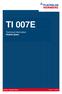 TI 007E. Technical Information Heated glass