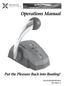Operations Manual. Put the Pleasure Back into Boating! MANOP6000SEM01 Revision A