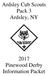 Ardsley Cub Scouts Pack 3 Ardsley, NY Pinewood Derby Information Packet