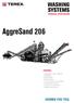 AggreSand 206 SYSTEMS WASHING TECHNICAL SPECIFICATION FEATURES