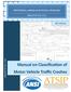 PROVISIONAL AMERICAN NATIONAL STANDARD ANSI/ATSIP D th Edition. Manual on Classification of Motor Vehicle Traffic Crashes