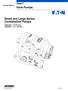 Vickers. Overhaul Manual. Vane Pumps. Small and Large Series Combination Pumps VC(K)(S)-**-(*)*D*-6(1) VC(K)(S)-**-(*)-*-*D*-5(1)