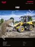 V80 COMPACT WHEEL LOADER. Operating weight kg Engine power. 45 kw (61 CV) Bucket capacity 0,8 1,2 m 3 Lifting force