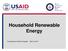 Household Renewable Energy