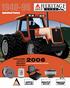 2006 AGCO HERITAGE PARTS AND MERCHANDISE CATALOG Agricultural Tractors Allis-Chalmers, AGCO -Allis, Deutz-Allis, Deutz-Fahr