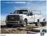 2016 SUPER DUTY CHASSIS CAB SPECIFICATIONS