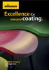 Excellence for. industrial coating.