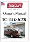 Owner s Manual TC- 131 D-ICER