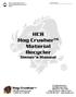 HCR Hog Crusher TM Material Recycler Owner s Manual