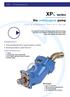 XPi series. the intelligent pump. fixed displacement bent axis design. XPi - Presentation ADVANTAGES