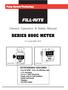 Owner's Operation & Safety Manual SERIES 800C METER. For models 806C, 807C OUTSTANDING FEATURES
