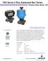 TKD Series 3-Way Automated Ball Valves Product Data Sheet. Body Material: PVC Size Range: 1/2 through 2