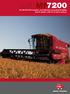 The MF ACTIVA Combine; cost-effective harvesting flexibility Now 6 models, with 5 or 6 straw walkers