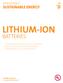 LITHIUM-ION BATTERIES SUSTAINABLE ENERGY NEW SCIENCE JOURNAL ISSUE IV UL.COM/NEWSCIENCE