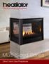 Multi-Sided Series. Direct Vent Gas Fireplaces