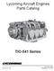 Lycoming Aircraft Engines Parts Catalog