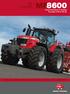 A powerful future in farming 5 models: 270 to 370 hp