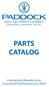 PARTS CATALOG. Engineering & Manufacturing Commercial Pool Products since 1940 s