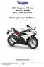 2013 Daytona 675 and Daytona 675 R (From VIN ) Motorcycle Race Kit Manual